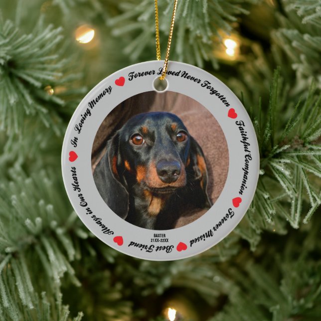 Create Your Own Pet Dog Memorial   Ceramic Tree Decoration (Tree)