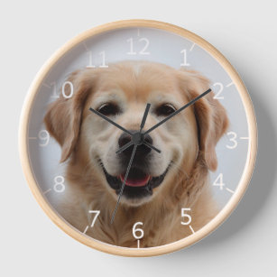 Create Your Own Pet Dog Photo Clock