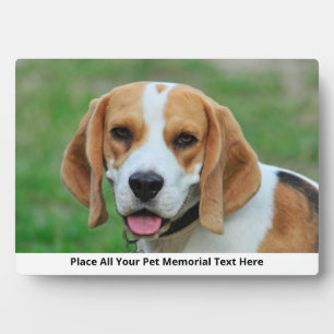 Create Your Own Pet Dog Photo Plaque