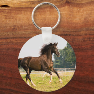 Create Your Own Pet Horse Photo Custom Picture Key Ring