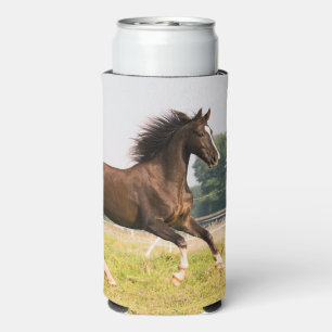 Create Your Own Pet Horse Photo Custom Picture Seltzer Can Cooler