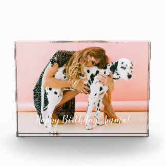 Create Your Own Pet Lover Keepsake Gemstone Photo Block