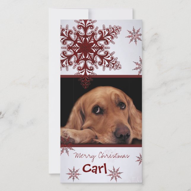 Create your own pet photo card (Front)