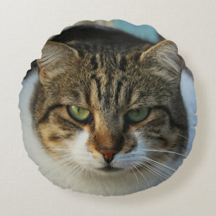 Create Your Own Pet Photo Custom Picture Gift Round Cushion