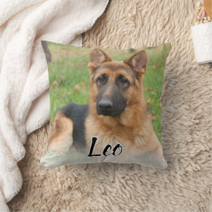 Create Your Own Pet Photo Custom Picture Name Cushion