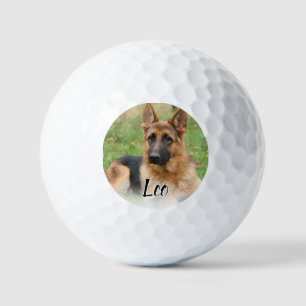 Create Your Own Pet Photo Custom Picture Name Golf Balls
