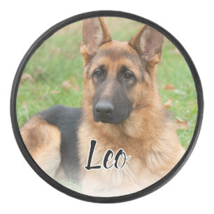 Create Your Own Pet Photo Custom Picture Name Hockey Puck