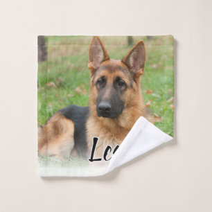 Create Your Own Pet Photo Custom Picture Name Wash Cloth