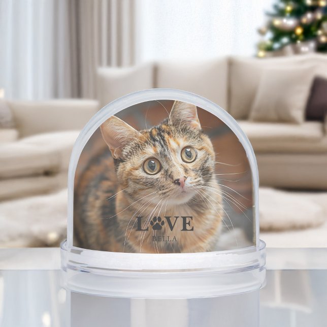 Create Your Own - Pet Photo Personalised Snowglobe (Creator Uploaded)