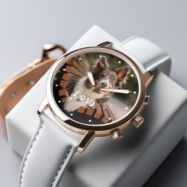 Create Your Own - Pet Photo Personalised Watch (Inspiration mockup (not actual product))