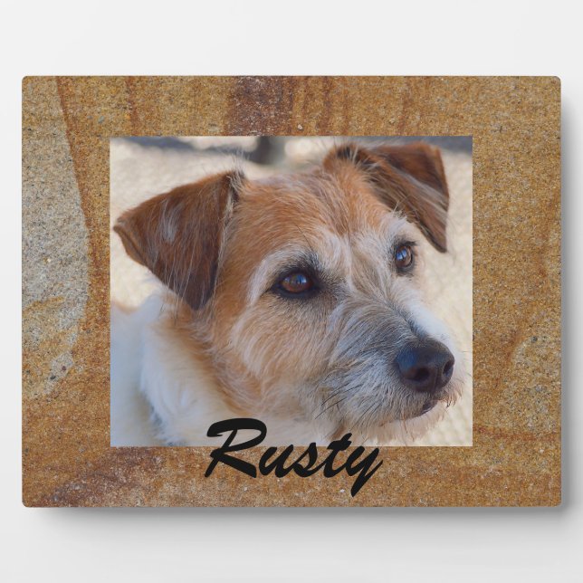 Create your own pet photo plaque (Front)