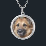 Create your own pet photo silver plated necklace<br><div class="desc">Create your own pet photo. Customise and personalise as desired.</div>