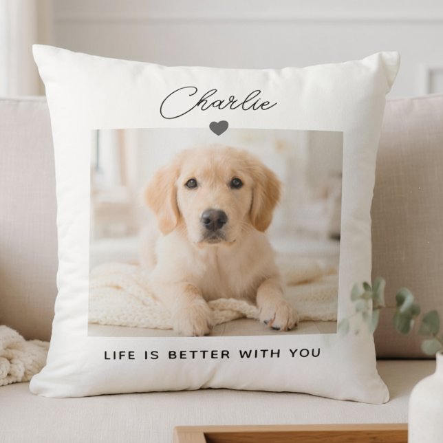 Create Your Own Pet Photo Simple Script Modern  Cushion (Creator Uploaded)