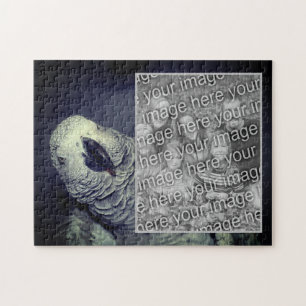 Create Your Own Photo African Grey Parrot Frame  Jigsaw Puzzle