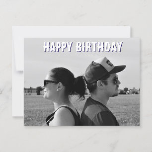 create your own photo and text Postcard