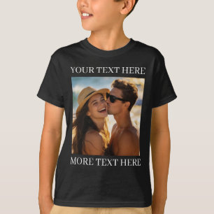 Create Your Own Photo and Text T-Shirt