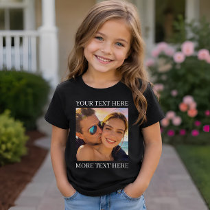 Create Your Own Photo and Text Tri-Blend Shirt