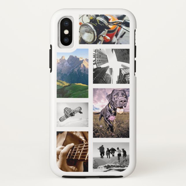 Create-Your-Own Photo/Artwork/Logo Image Collage Case-Mate iPhone Case (Back)