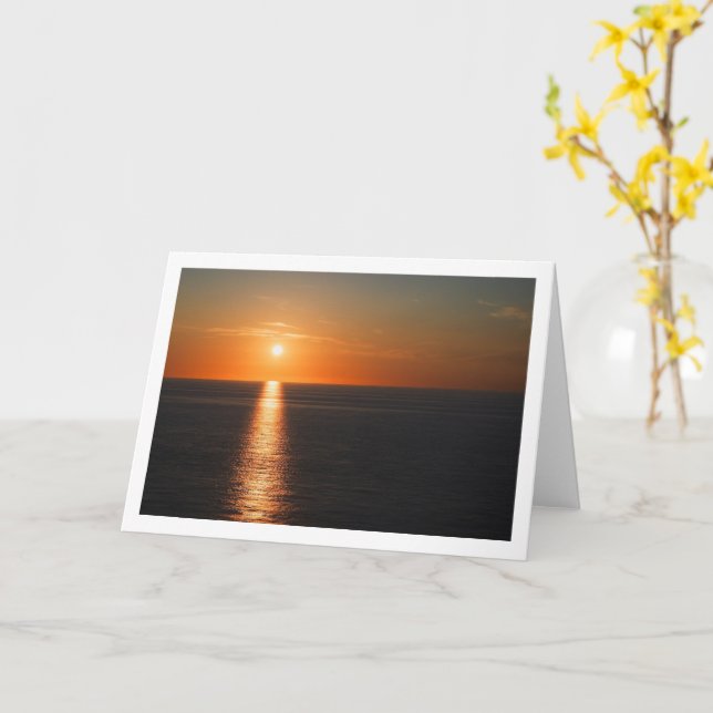 Create Your Own Photo Card (Yellow Flower)