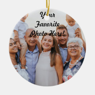 Create Your Own Photo Ceramic Tree Decoration