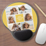 Create Your Own Photo Collage - 6 photos Monogram Gel Mouse Mat<br><div class="desc">You can use Instagram photos for this design. Use 6 photos to create a unique and personal gift. Photo Credit: Photography © Storytree Studios,  Stanford,  CA</div>