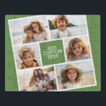 Create Your Own Photo Collage - 6 photos Monogram Jigsaw Puzzle<br><div class="desc">Use up to six square photos to create a unique and personal gift. If you need to adjust the pictures,  click on the customise tool to make changes. Photo Credit: Photography © Storytree Studios,  Stanford,  CA</div>