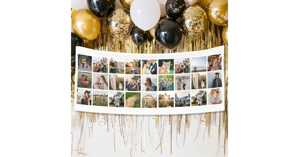 Collage Banner Examples Create Your Own Photo Collage Banner | Zazzle