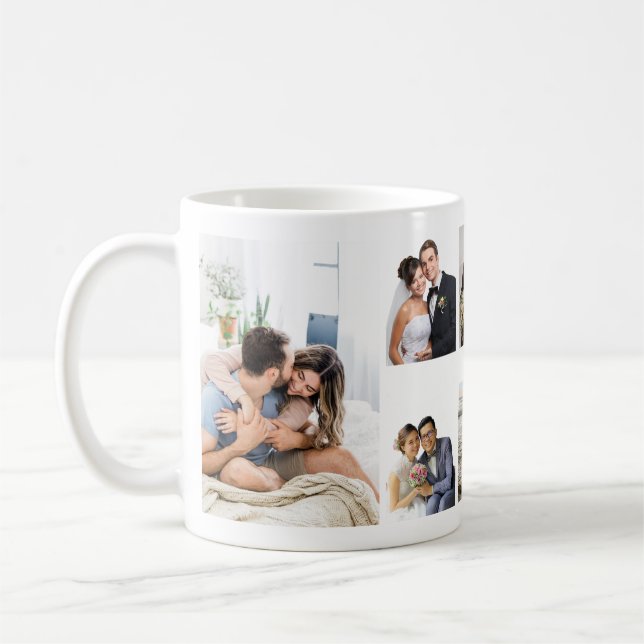 Create Your Own Photo Collage Coffee Mug (Left)