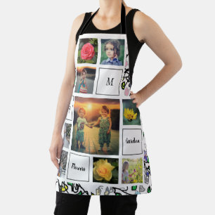 Create your own photo collage garden apron