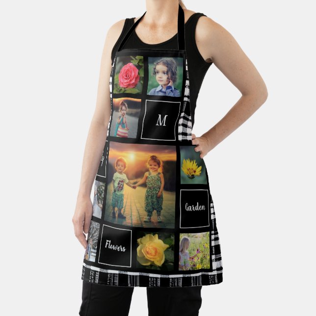 Create your own photo collage garden apron (Insitu)