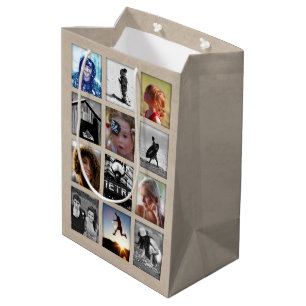 Create-Your-Own Photo Collage Gift Bag