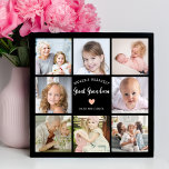 Create Your Own Photo Collage Great Grandma Modern Poster<br><div class="desc">Create your own 8-photo collage for your wonderful great-grandmother with this black and white poster. It features the heartfelt message, "World's greatest Great Grandma" and a simple pink heart. Ideal for a birthday or Christmas gift, this poster can be personalised with pictures of favourite great-grandchildren, transforming it into a cherished...</div>