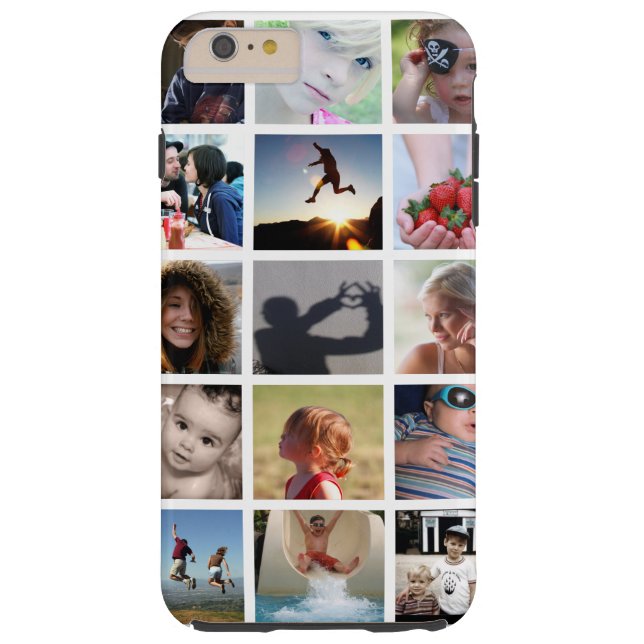 Create-Your-Own Photo Collage iPhone 6 Plus Case (Back)