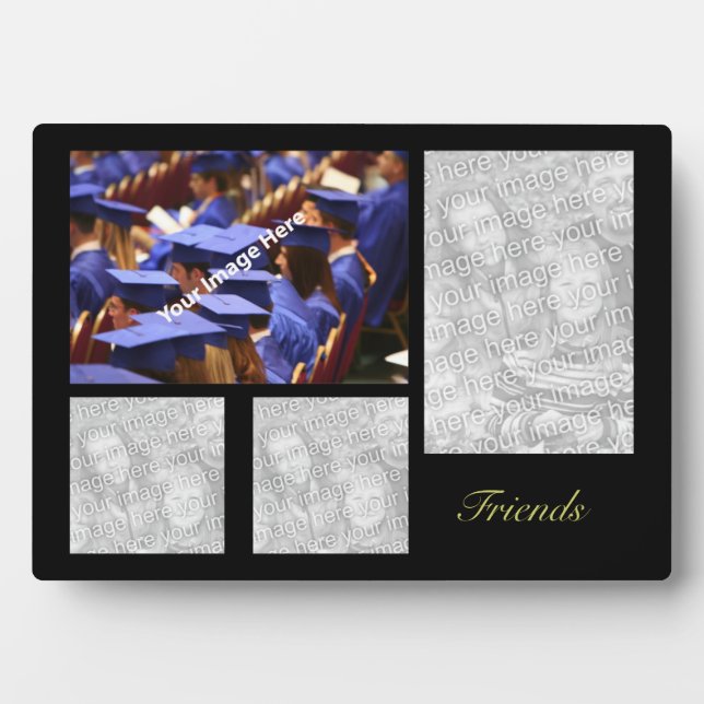 Create Your Own Photo Collage Keepsake Plaque (Front)