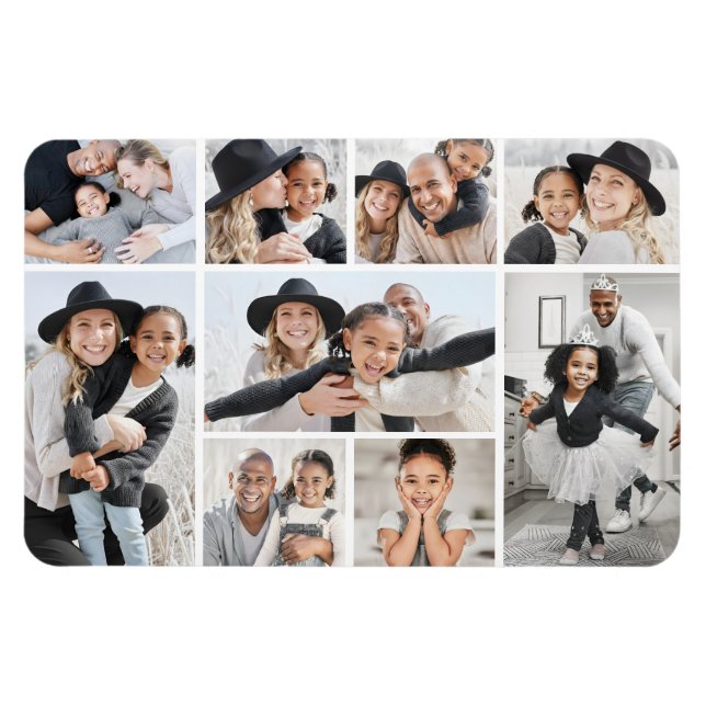 Create Your Own Photo Collage Magnet (Horizontal)