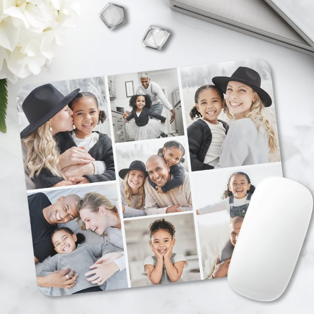 Create Your Own Photo Collage Mouse Mat (Create Your Own Photo Collage Mouse Pad )