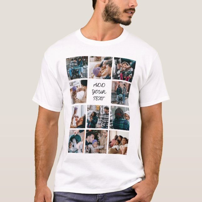Create Your Own Photo Collage T-Shirt (Front)