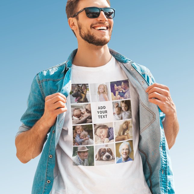 Create Your Own Photo Collage T-Shirt (Creator Uploaded)