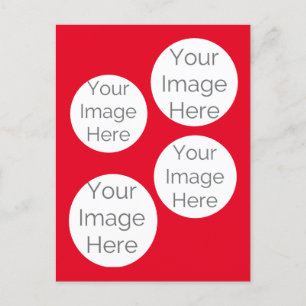 create your own photo collage template for  postcard