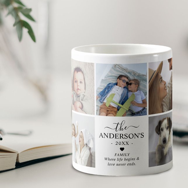 Create Your Own Photo Collage & Text Coffee Mug (Creator Uploaded)