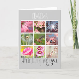 Create Your Own Photo Collage Thinking of you Card