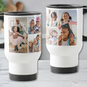 Create Your Own Photo Collage Travel Mug