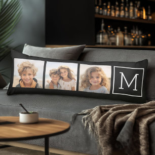 Create Your Own Photo Collage with Monogram Body Cushion