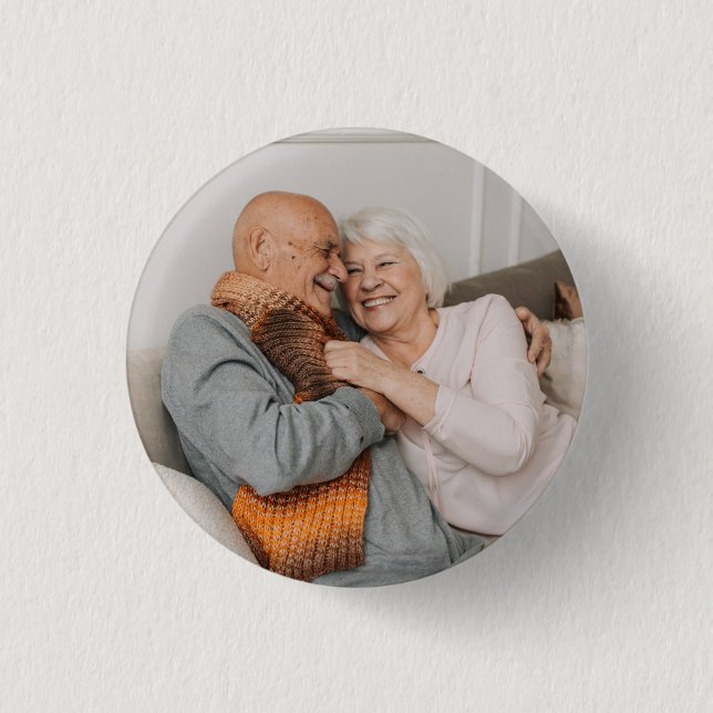 Create Your Own Photo Custom Pic 3 Cm Round Badge (Front)