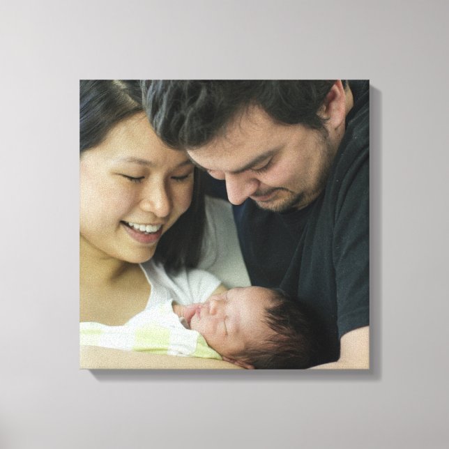 Create Your Own Photo Custom Pic DIY Canvas Print (Front)