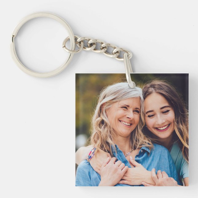 Create Your Own Photo Custom Pic DIY Key Ring (Front)