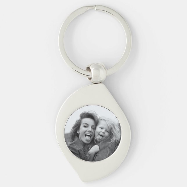 Create Your Own Photo Custom Pic DIY Key Ring (Front)
