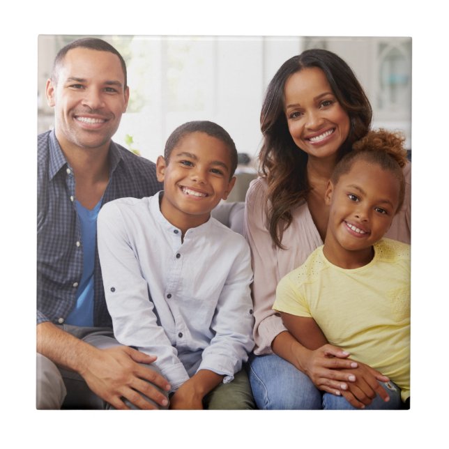 Create Your Own Photo Custom Pic DIY Tile (Front)