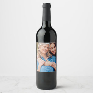 Create Your Own Photo Custom Pic DIY Wine Label