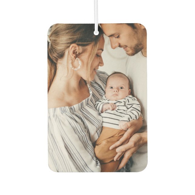 Create Your Own Photo Custom Pic Double Sided Car Air Freshener (Front)